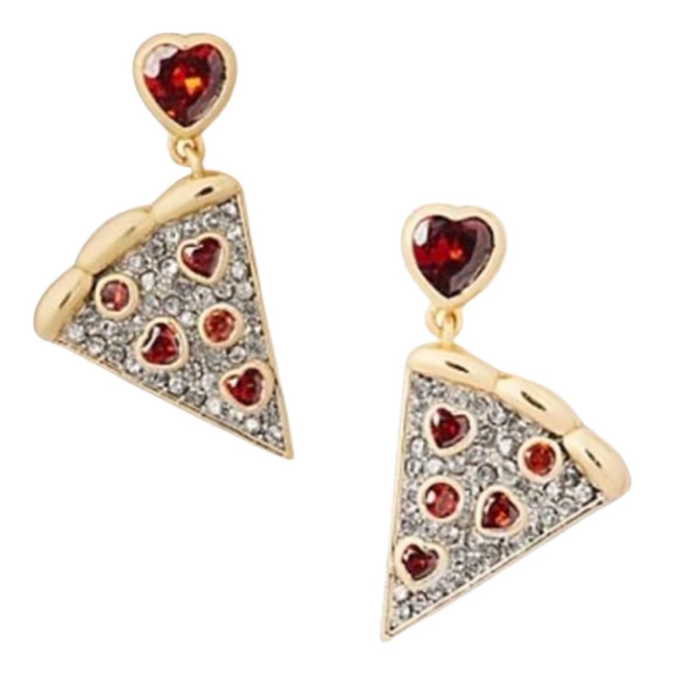 KATE SPADE • Pizza My Heart Dangle Earrings